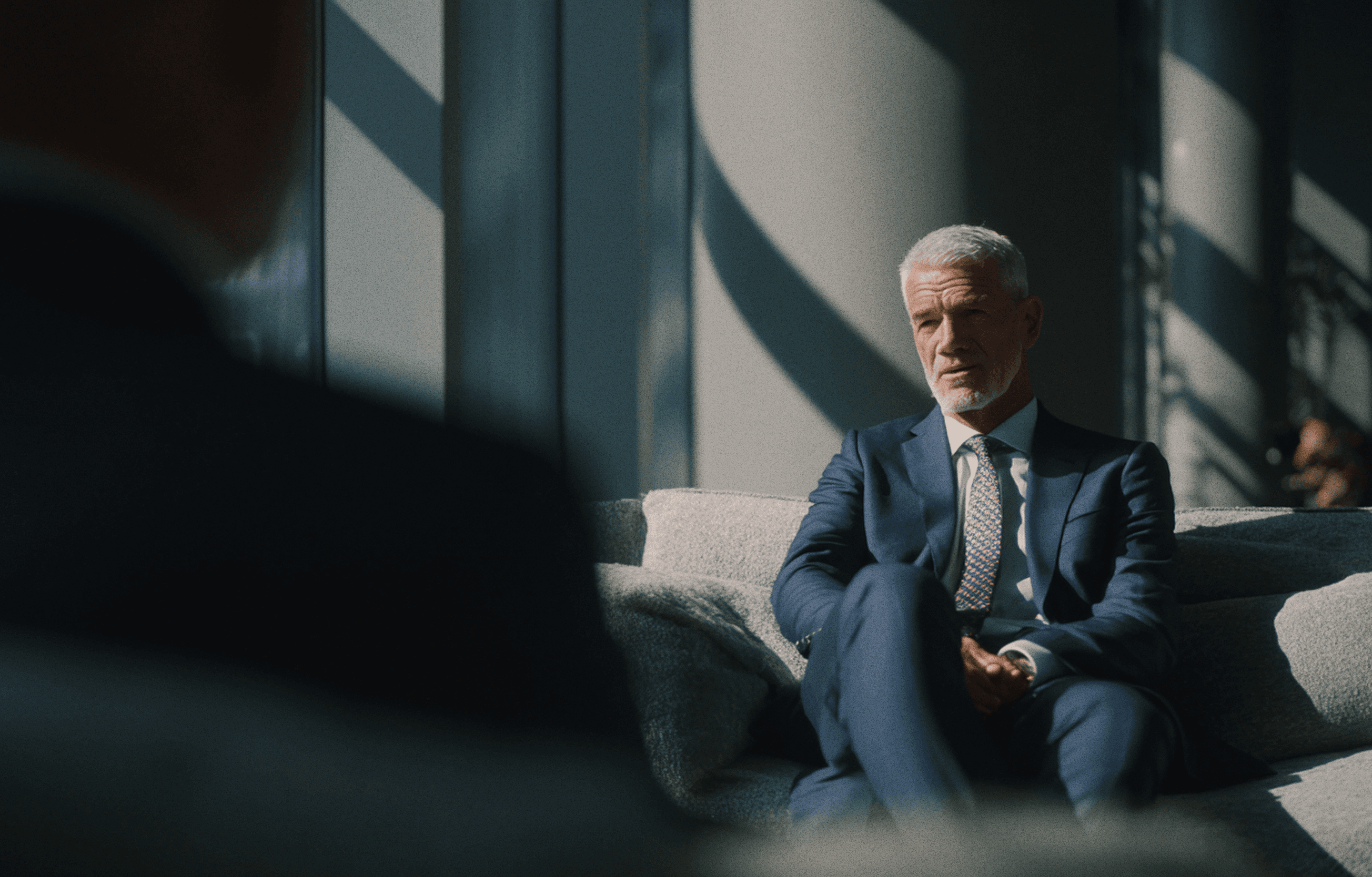 Senior leader at work